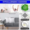 Goishtrie Pillow Cushion Stuffer Inserts (Pack of 4)