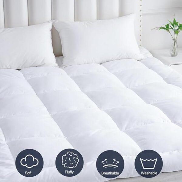 Goishtrie Hotel Style Luxury Quilted Mattress Topper